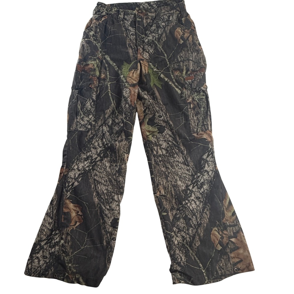 Woolrich Outdoor Guide Camo Cargo Hunting Pants Mens M Lined 30.5 Inseam